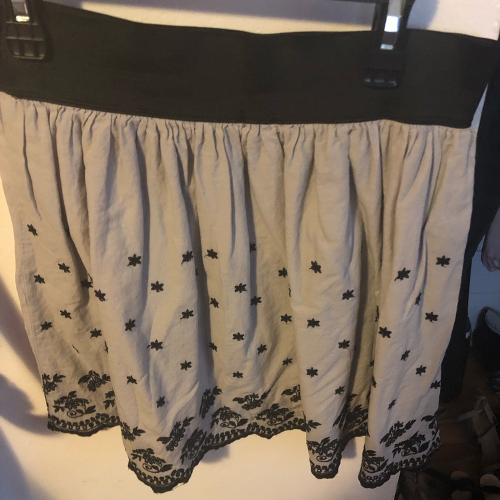 Grey and Black skirt